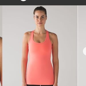 Lululemon Vool Racerbavk Tank Top, Grape Fruit Size 4